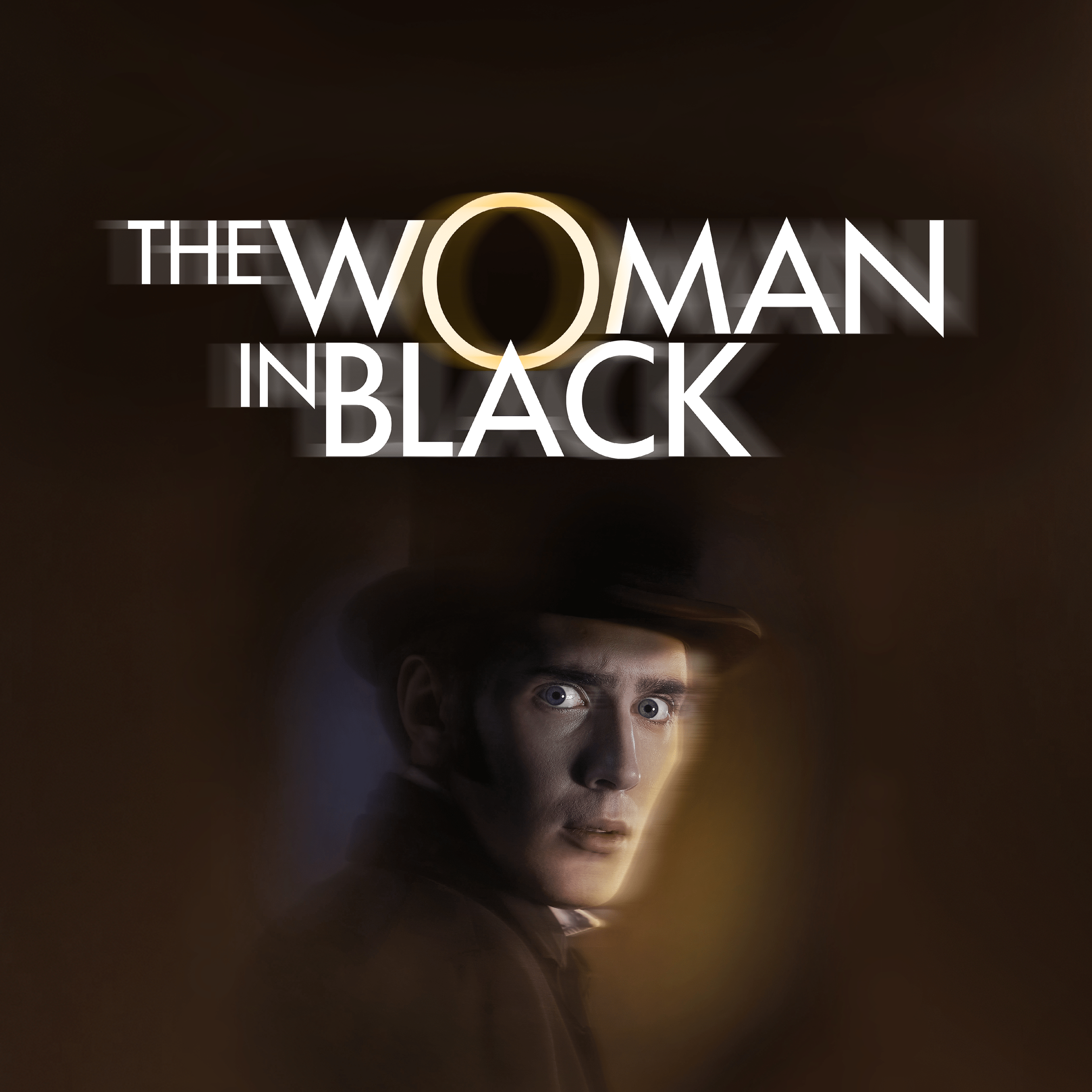 Woman in Black Square