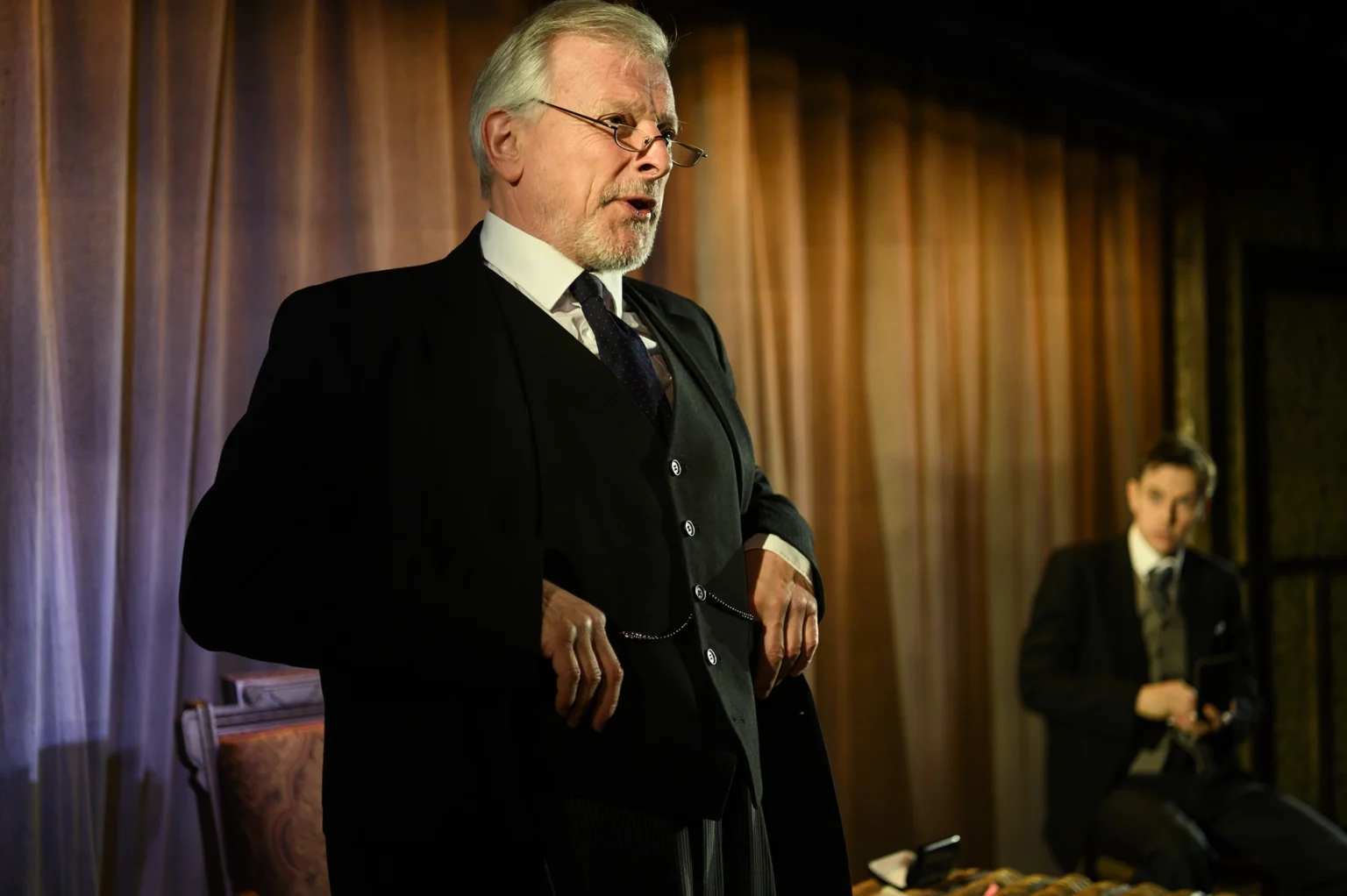 David Acton in The Woman in Black, running at Geva Theatre through February 8th, 2026