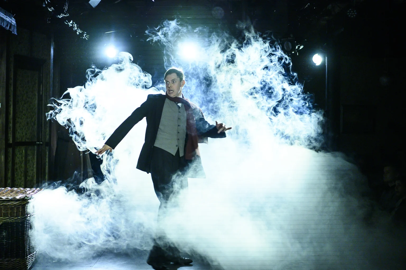 Ben Porter in The Woman in Black, running at Geva Theatre through February 8th, 2026